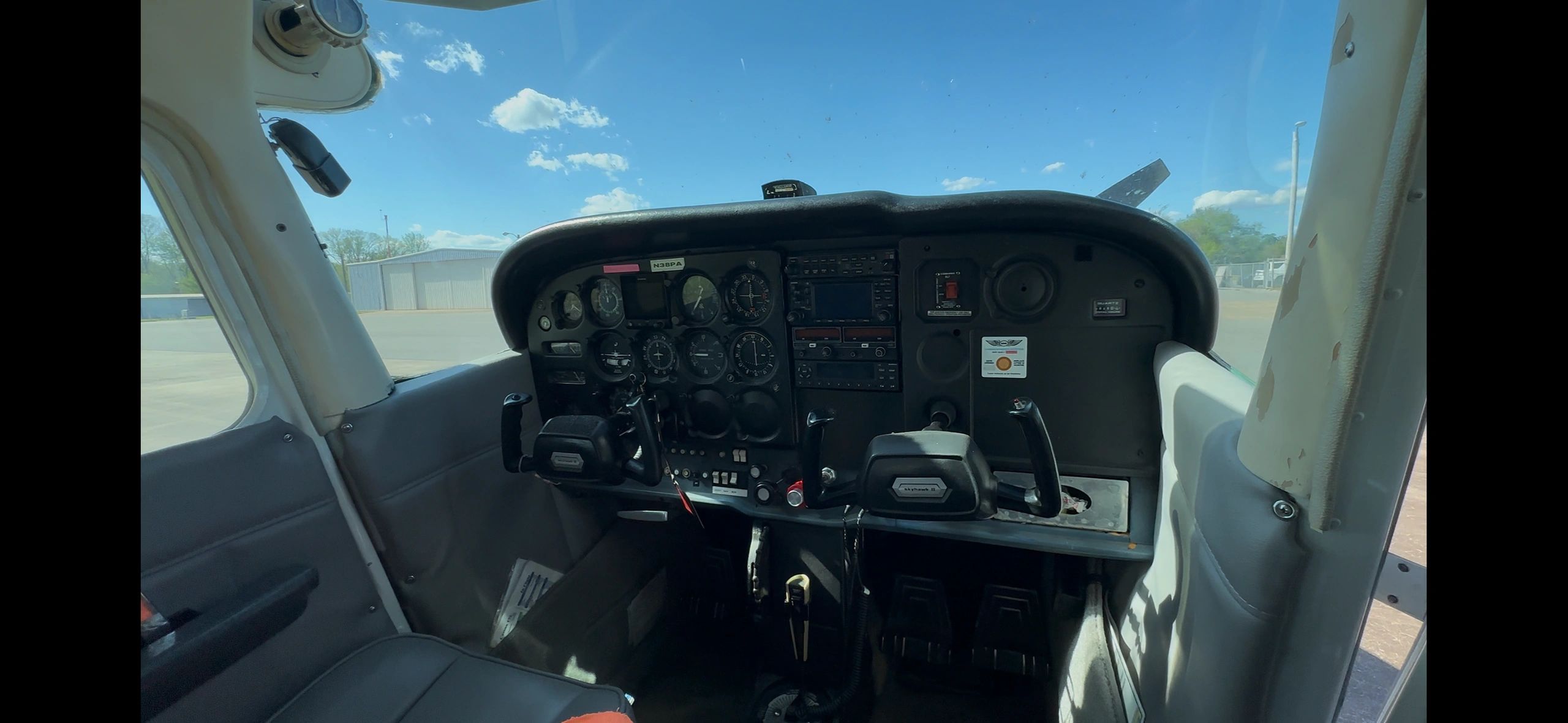 Cockpit of a Hangar One Cessna 172